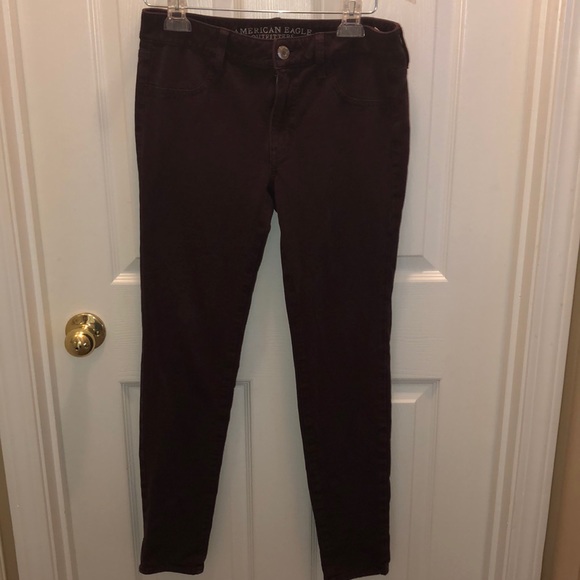 American Eagle Outfitters Denim - 3/$15 AE wine colored jegging